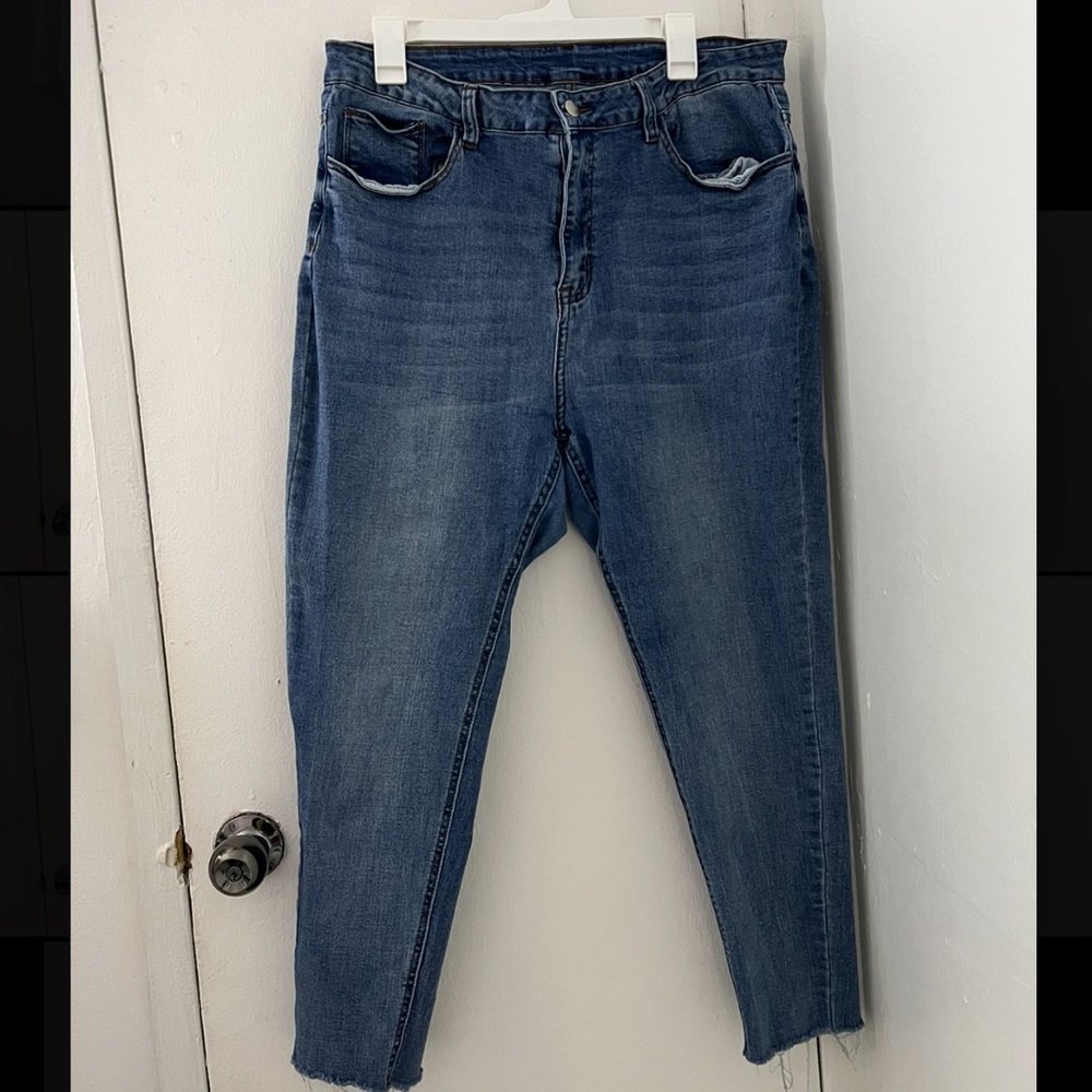 High waisted skinny jeans by Shein